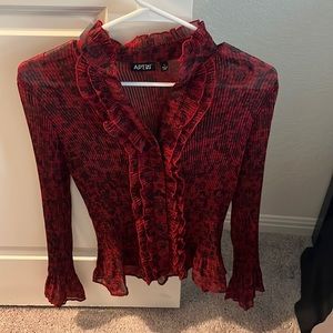 Red blouse